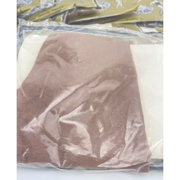 Vintage panty hose, 60s nylons, Paquet's Double Mesh beige medium size, NOS - Picture 5 of 6